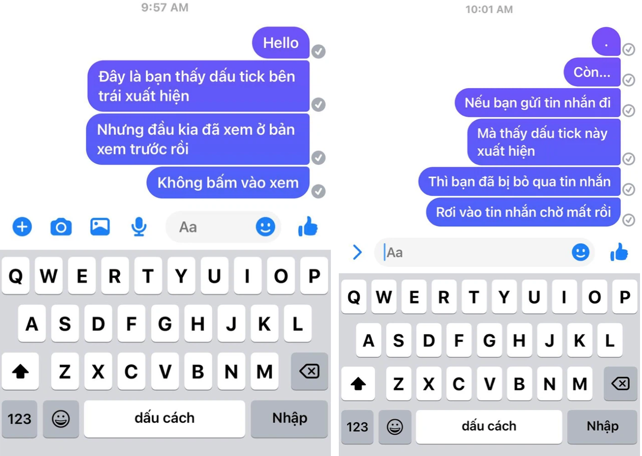 Biểu tượng n&agrave;y gi&uacute;p bạn nhận biết ai đ&atilde; bơ đẹp m&igrave;nh tr&ecirc;n Messenger - Ảnh 2.