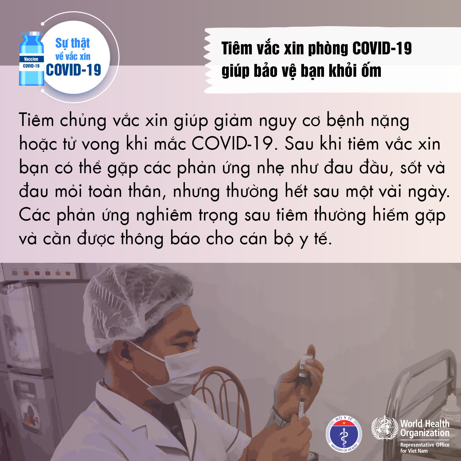 Sự thật về vắc xin Covid-19: Vắc xin phòng Covid-19 có tác dụng gì? - Ảnh 1.