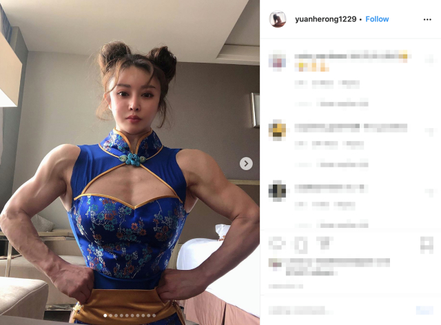 Cosplay nhân vật Chun-Li trong sự kiện mới của Free Fire, các hot girl Việt nóng bỏng và sexy với vòng 3 hút mắt - Ảnh 9.