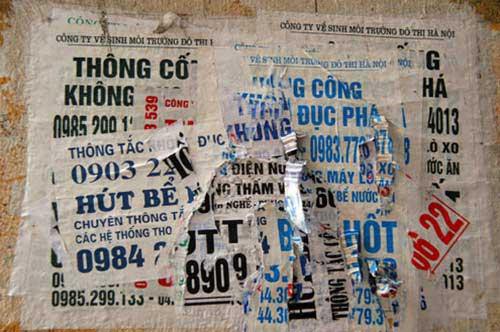 H&agrave; Nội đề nghị kh&oacute;a c&aacute;c số điện thoại quảng c&aacute;o h&uacute;t bể phốt, cho vay l&atilde;i - Ảnh 1.