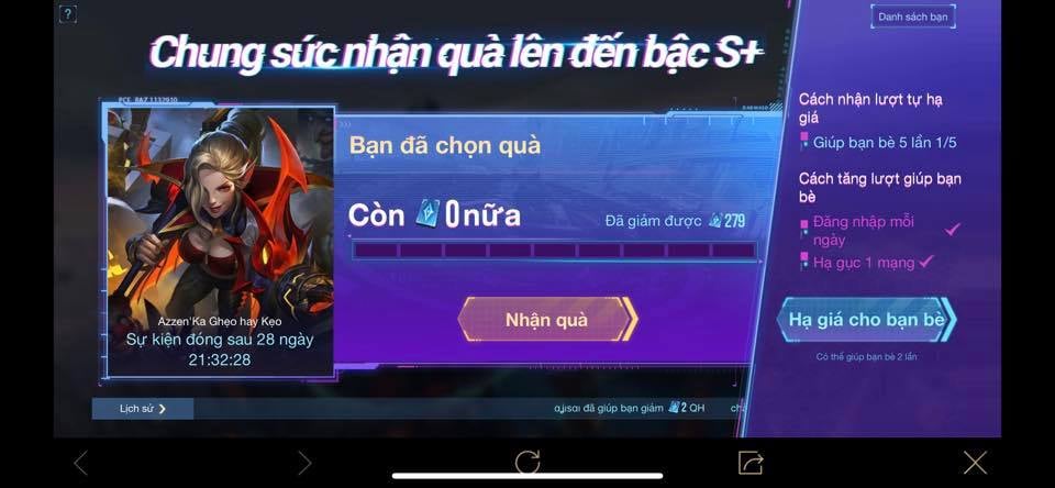 Liên Quân Mobile: Game thủ cực nhọ dính cú lừa skin bậc S+ từ sự kiện nhận skin miễn phí, đến mức ngỡ ngàng, ngơ ngác và bật ngửa - Ảnh 3. Liên Quân Mobile: Game thủ cực nhọ dính cú lừa skin bậc S+ từ sự kiện nhận skin miễn phí, đến mức ngỡ ngàng, ngơ ngác và bật ngửa - Ảnh 3.