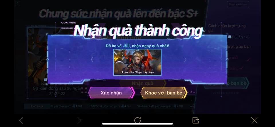 Liên Quân Mobile: Game thủ cực nhọ dính cú lừa skin bậc S+ từ sự kiện nhận skin miễn phí, đến mức ngỡ ngàng, ngơ ngác và bật ngửa - Ảnh 4. Liên Quân Mobile: Game thủ cực nhọ dính cú lừa skin bậc S+ từ sự kiện nhận skin miễn phí, đến mức ngỡ ngàng, ngơ ngác và bật ngửa - Ảnh 4.