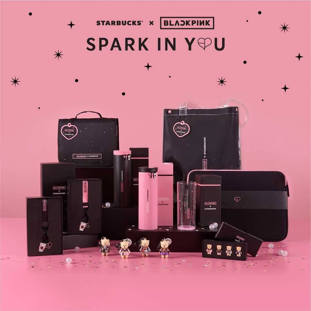 Starbucks × Blackpink コラボタンブラー ピンク 透明+jennifermadsen.com