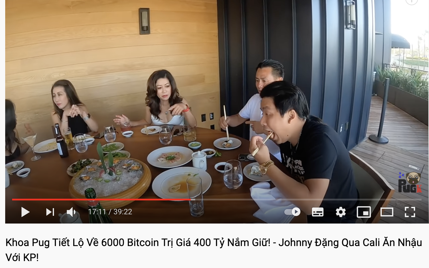 Thái độ của Khoa Pug khi bị " ông vua kim hoàn" Johnny Dang hỏi về khối tài sản lên đến 6000 tỷ đồng?