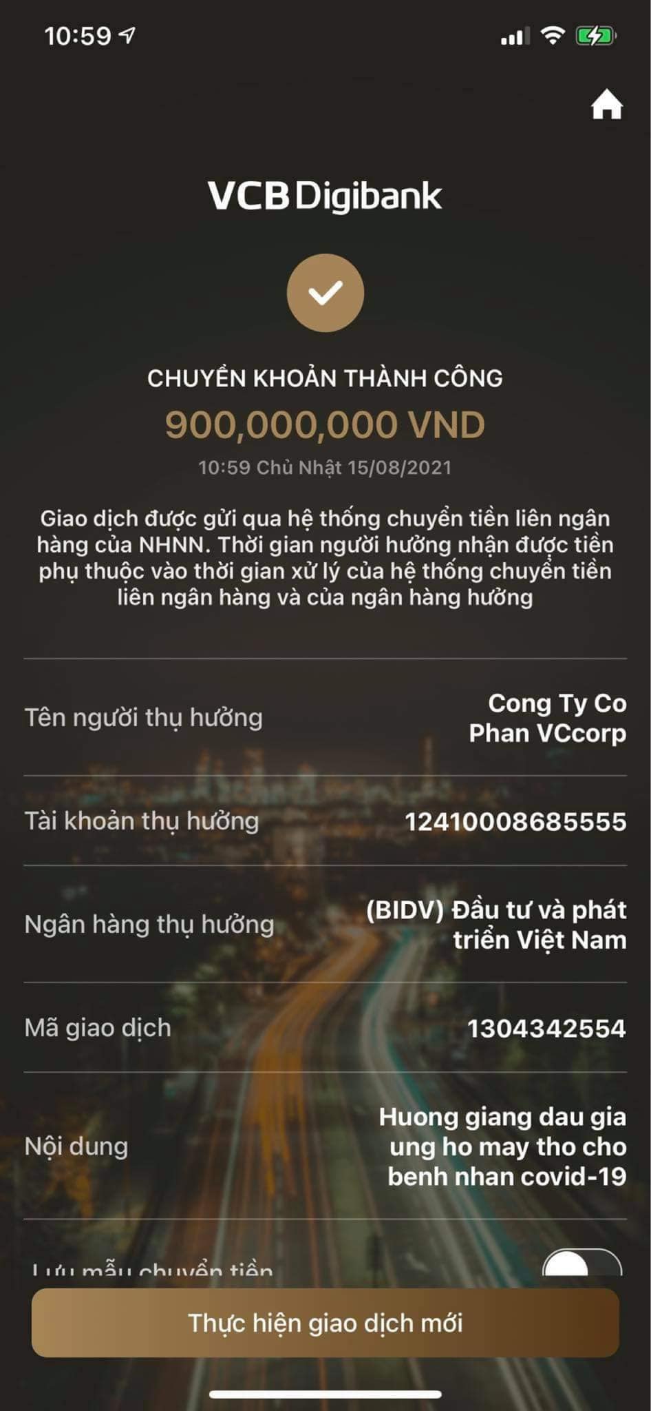 Nói là làm, Hương Giang chuyển nóng 900 triệu đồng mua đồng hồ Hublot của BTV Ngọc Trinh để quyên góp chống dịch - Ảnh 3. Nói là làm, Hương Giang chuyển nóng 900 triệu đồng mua đồng hồ Hublot của BTV Ngọc Trinh để quyên góp chống dịch - Ảnh 3.