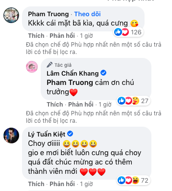 Lâm Chấn Khang bất ngờ công khai diện mạo con gái sau 2 năm giấu kín, dàn sao Việt vỡ oà chúc mừng - Ảnh 3.