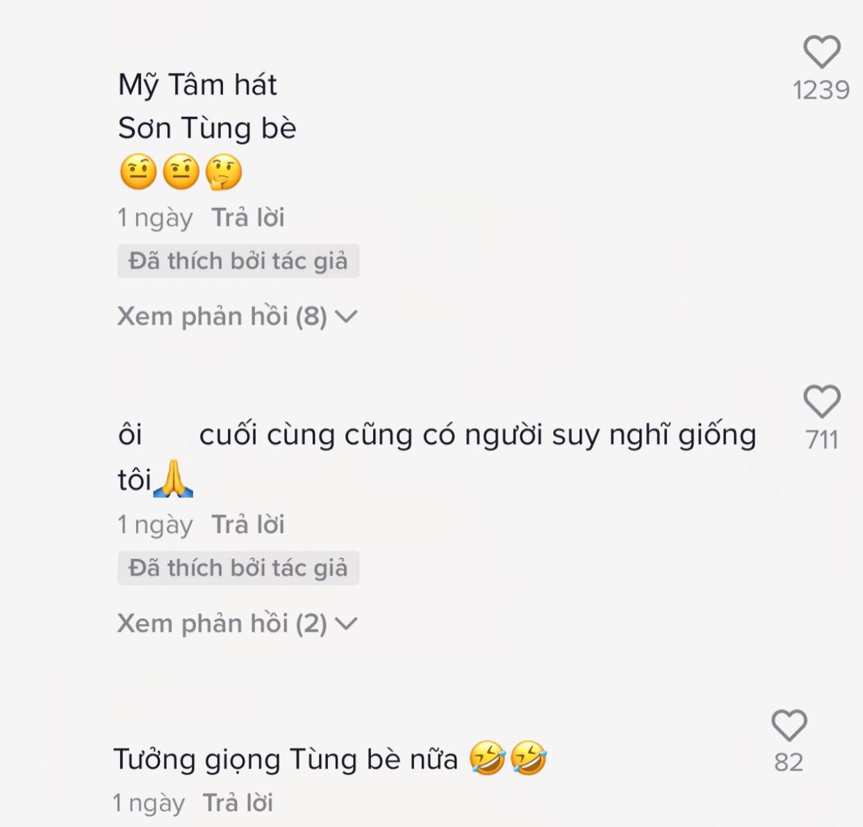 Bài hát viral trên TikTok khiến 90% netizen Việt tưởng do Mỹ Tâm hát, Sơn Tùng bè, sự thật là gì? - Ảnh 3. Bài hát viral trên TikTok khiến 90% netizen Việt tưởng do Mỹ Tâm hát, Sơn Tùng bè, sự thật là gì? - Ảnh 3.