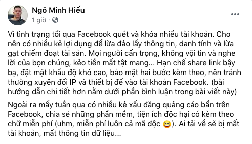 Hiếu PC hướng dẫn cách lấy lại Facebook miễn phí sau khi hàng loạt tài khoản bị bay màu vì share link clip nhạy cảm! - Ảnh 3.