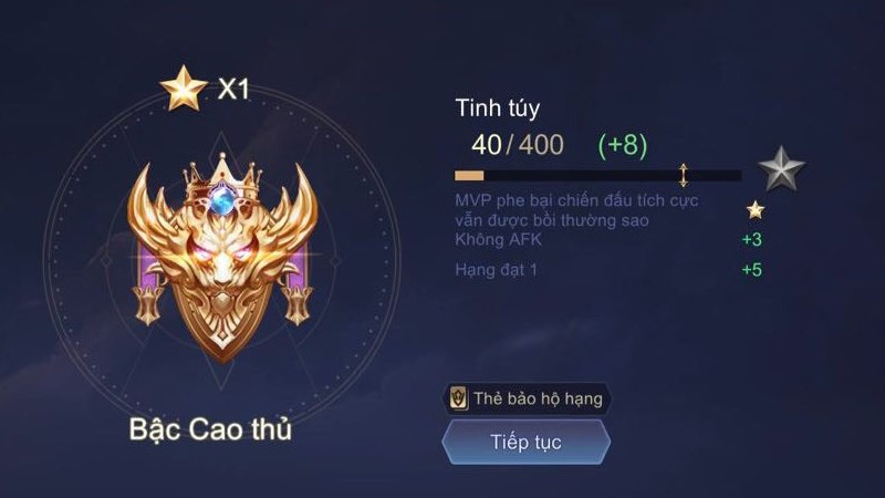 Liên Quân Mobile nhanh chóng thay đổi về Mức rank và bất kỳ game thủ nào đều muốn theo dõi điều này. Đừng bỏ lỡ hình ảnh về Rank mới của họ để cập nhật các thay đổi mới nhất.