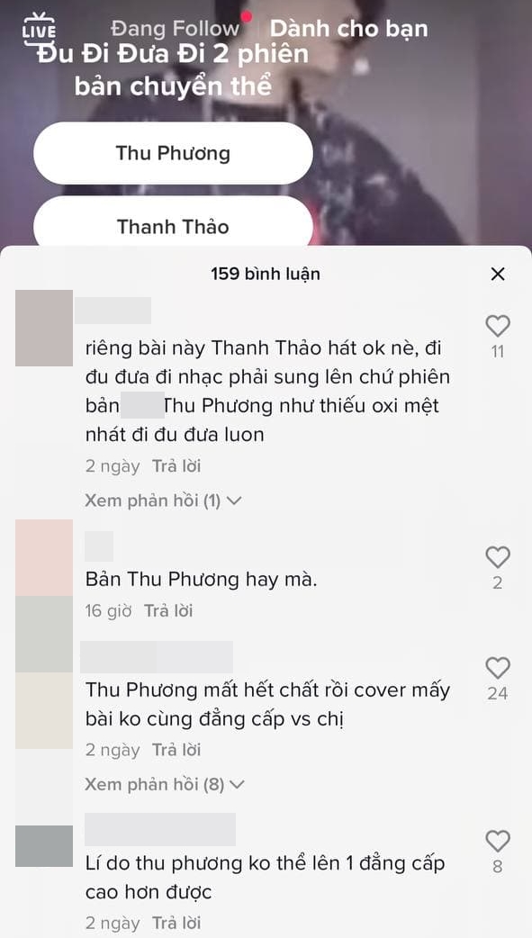 Đàn chị Thu Phương và Thanh Thảo thi nhau cover Đi Đu Đưa Đi của Bích Phương, netizen tranh cãi ai thảm họa hơn? - Ảnh 5.