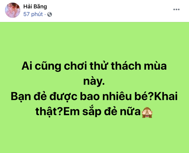 Sau khi ẩn ý mang thai lần 4 dù đã triệt sản, Hải Băng chính thức lên tiếng đính chính - Ảnh 3.