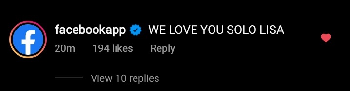 Hoá ra nhân vật đặc biệt này cũng là fan cứng của Lisa (BLACKPINK), comment thả thính từ Facebook đến Twitter và cả Instagram? - Ảnh 5. Hoá ra nhân vật đặc biệt này cũng là fan cứng của Lisa (BLACKPINK), comment thả thính từ Facebook đến Twitter và cả Instagram? - Ảnh 5.