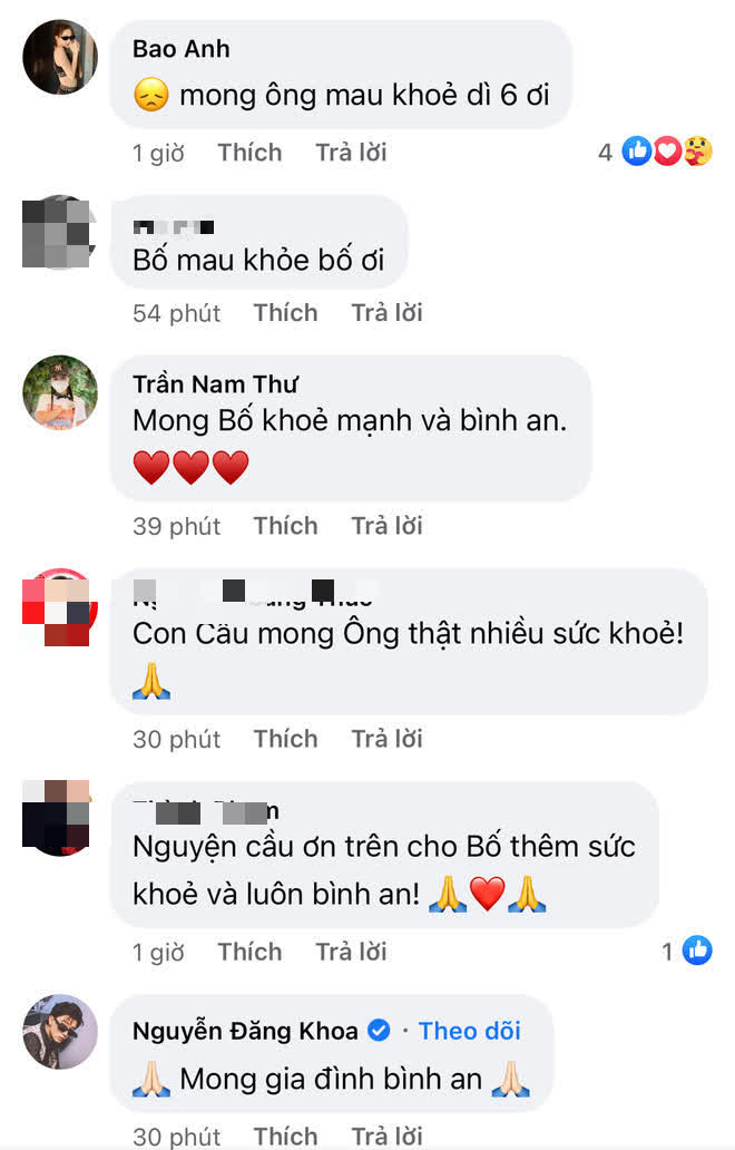 Em gái NS Hoài Linh gây lo lắng khi thông báo tình trạng sức khoẻ của bố, Nam Thư - Bảo Anh và dàn sao động viên - Ảnh 3.