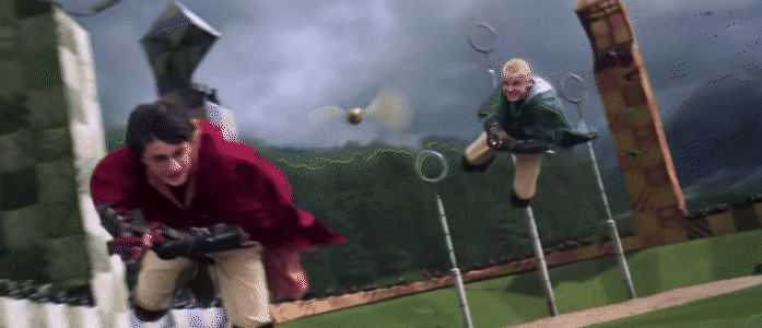 Thì ra đây là cách Harry Potter tái hiện trận đấu Quidditch: Sử dụng thiết bị cực kỳ thông minh nhưng nhìn xót diễn viên quá trời! - Ảnh 1.