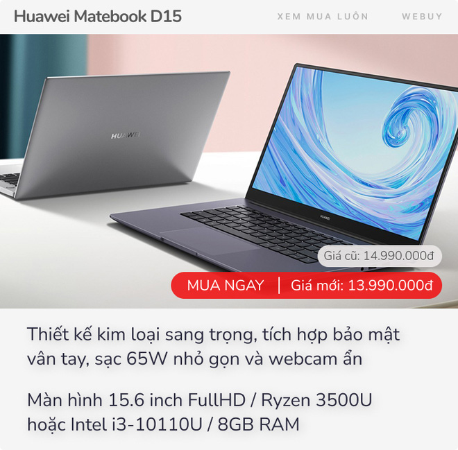 Loạt laptop đang sale trong tầm giá 15 triệu: Quá nhiều lựa chọn, đã rẻ nay còn rẻ hơn - Ảnh 2.