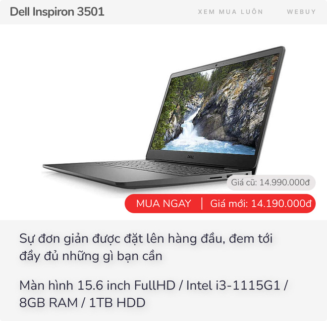 Loạt laptop đang sale trong tầm giá 15 triệu: Quá nhiều lựa chọn, đã rẻ nay còn rẻ hơn - Ảnh 5.