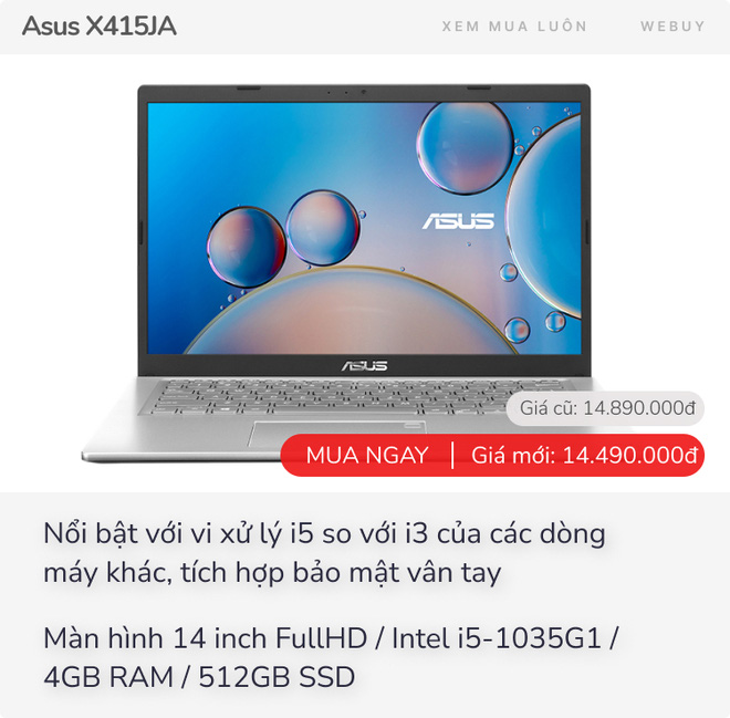 Loạt laptop đang sale trong tầm giá 15 triệu: Quá nhiều lựa chọn, đã rẻ nay còn rẻ hơn - Ảnh 6.