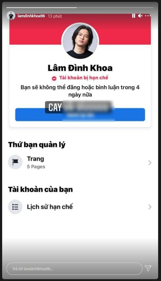 Rambo Cao Lãnh bị Facebook sờ gáy, cấm đăng và bình luận, Linh Ngọc Đàm cười như được mùa? - Ảnh 2.