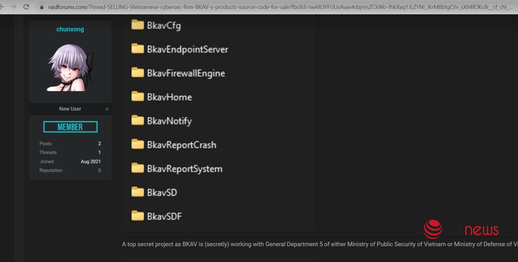 Bkav x&aacute;c nhận r&ograve; rỉ m&atilde; nguồn phần mềm cũ từ nh&acirc;n vi&ecirc;n đ&atilde; nghỉ việc - Ảnh 2.