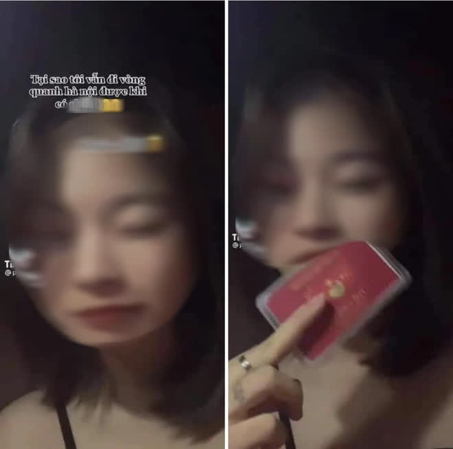 Cô gái đăng clip TikTok, khoe vẫn có thể đi vòng quanh Hà Nội nhờ thẻ đỏ quyền lực của ba gây xôn xao - Ảnh 1.