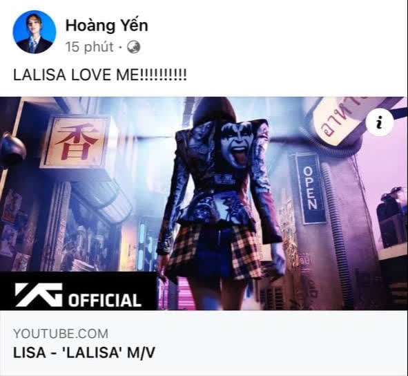 Dàn sao Vbiz náo loạn vì Lisa: PR siêu nhiệt tình, riêng vợ Dương Khắc Linh còn vào tận fanpage BLACKPINK khoe cả nhà cày view - Ảnh 8.