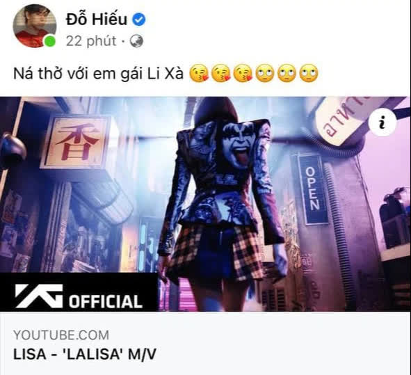 Dàn sao Vbiz náo loạn vì Lisa: PR siêu nhiệt tình, riêng vợ Dương Khắc Linh còn vào tận fanpage BLACKPINK khoe cả nhà cày view - Ảnh 9.