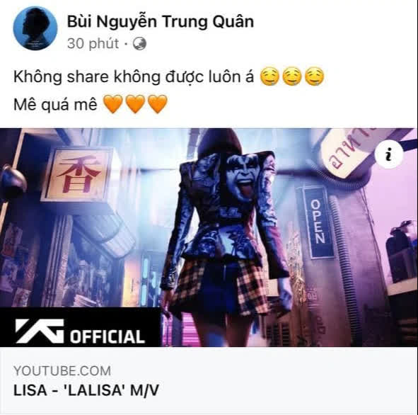 Dàn sao Vbiz náo loạn vì Lisa: PR siêu nhiệt tình, riêng vợ Dương Khắc Linh còn vào tận fanpage BLACKPINK khoe cả nhà cày view - Ảnh 3.