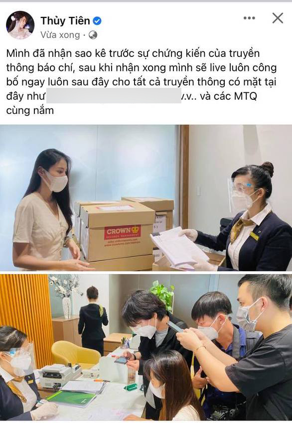 Phía Thuỷ Tiên bỗng có động thái trên mạng xã hội giữa lúc đến ngân hàng sao kê 177 tỷ tiền từ thiện - Ảnh 2. Phía Thuỷ Tiên bỗng có động thái trên mạng xã hội giữa lúc đến ngân hàng sao kê 177 tỷ tiền từ thiện - Ảnh 2.