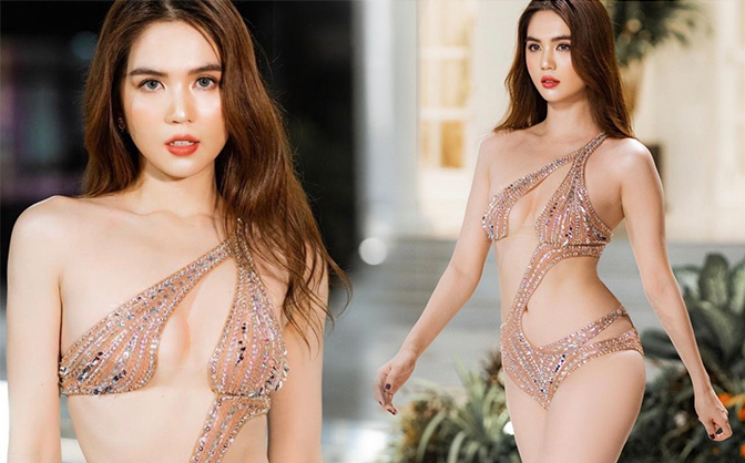 Vừa bị VTV nhắc tên, Ngọc Trinh tiếp tục hư hỏng với màn khoe vòng 1 ngồn ngộn sexy ngộp thở! - Ảnh 2. Vừa bị VTV nhắc tên, Ngọc Trinh tiếp tục hư hỏng với màn khoe vòng 1 ngồn ngộn sexy ngộp thở! - Ảnh 2.