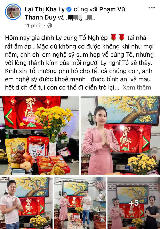 Showbiz Việt ngày Giỗ tổ sân khấu: Lý Hải - Khánh Vân và dàn sao khủng dâng lễ online tại gia, chẳng tụ họp mà cực ấm cúng!  - Ảnh 25.