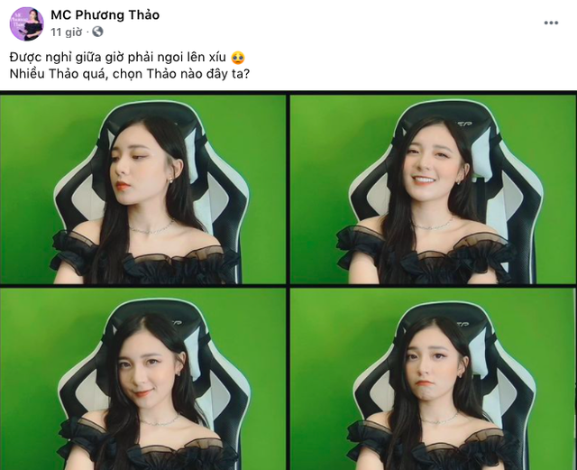 Tranh thủ giữa buổi dẫn ĐTDV để đăng hình thả thính, MC Phương Thảo bị fan troll tới bến - Ảnh 1.