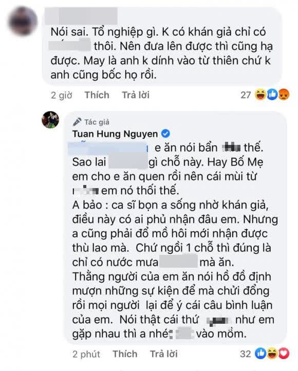 Bị móc mỉa nghệ sĩ không nhờ Tổ nghề mà nhờ khán giả, Tuấn Hưng lớn tiếng đáp căng rồi thẳng tay làm điều này? - Ảnh 4.