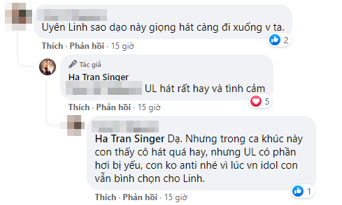 Netizen chê Uyên Linh hát ngày càng đi xuống, diva Hà Trần lạnh lùng hồi âm bằng 8 chữ end game luôn - Ảnh 4.
