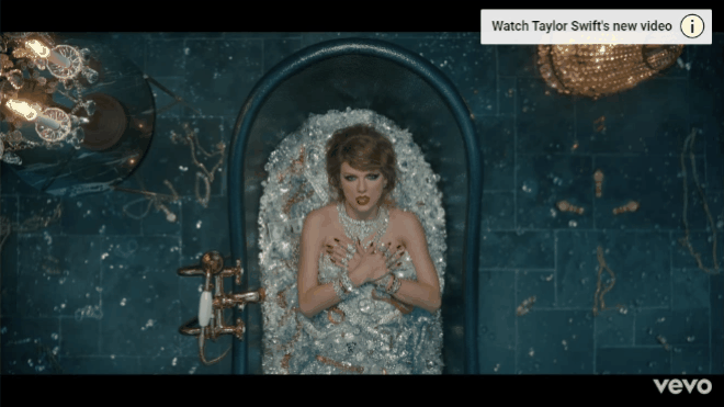 Dành cho ai chưa biết: Chiếc bồn tắm chứa đầy kim cương trong MV Look What You Made Me Do của Taylor Swift là hàng fake! - Ảnh 2.
