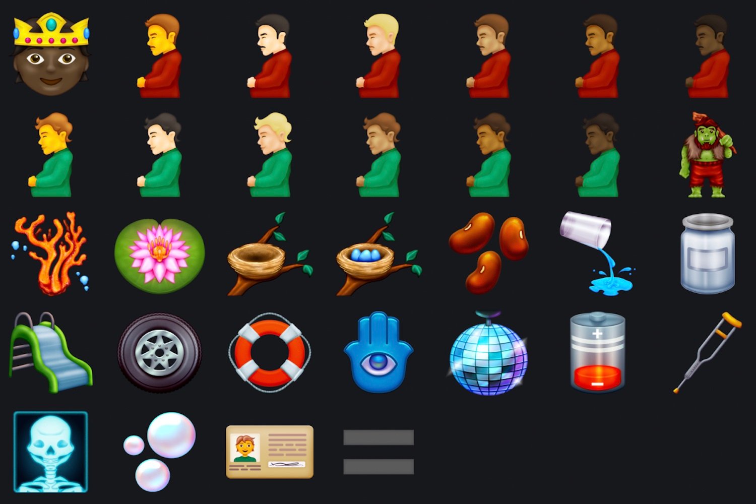 iOS 15 tung hàng loạt icon mới, từ bắn tim tới đàn ông mang bầu khiến fan đồng loạt gọi hồn Lil Nas X - Ảnh 4. iOS 15 tung hàng loạt icon mới, từ bắn tim tới đàn ông mang bầu khiến fan đồng loạt gọi hồn Lil Nas X - Ảnh 4.