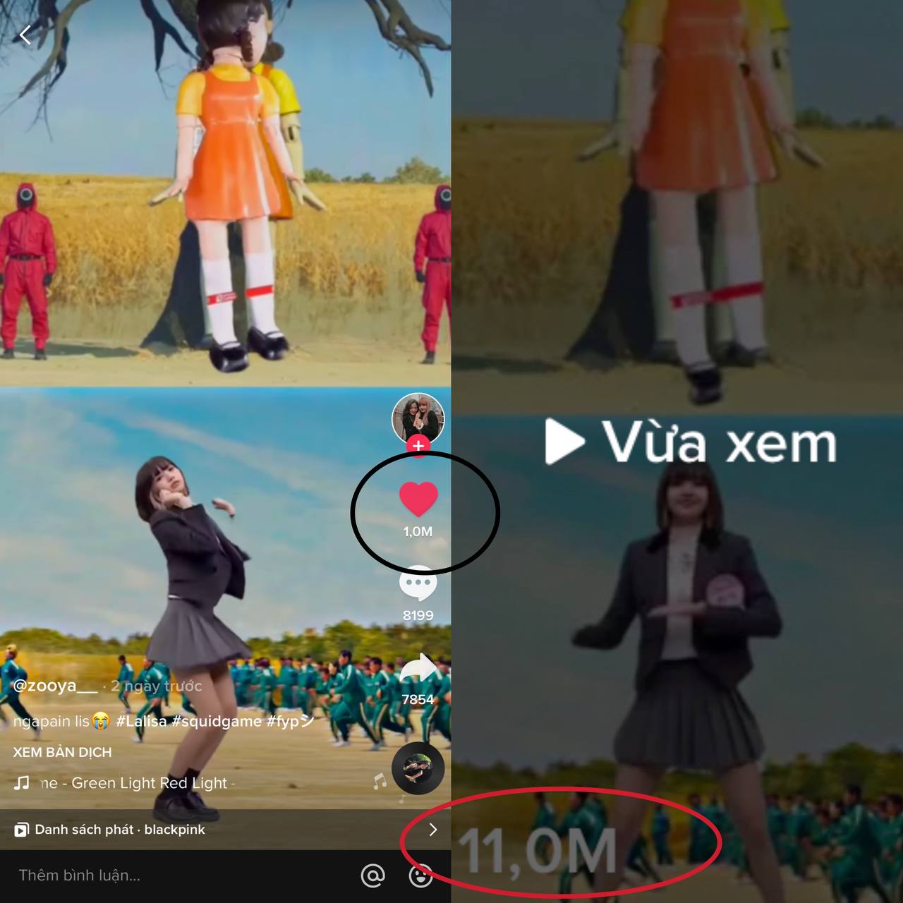 Lisa (BLACKPINK) chơi Đ&egrave;n Đỏ Đ&egrave;n Xanh trong Squid Game, thắng thua thế n&agrave;o m&agrave; thu về tận 11 triệu views? - Ảnh 5.