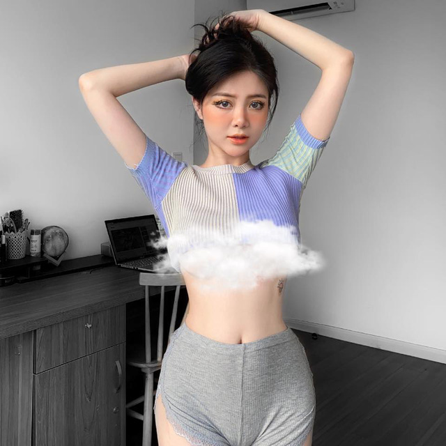 Chụp hình sexy rồi che đi chỗ hở, liệu có thành trend mới của các nữ streamer? - Ảnh 5.