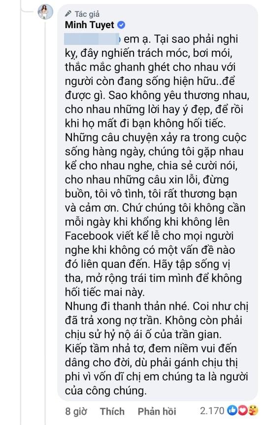 1 sao nữ bức xúc phản pháo vì bị chỉ trích đạo đức giả khi đăng bài thương nhớ Phi Nhung - Ảnh 5.