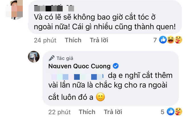 Đàm Thu Trang lại trổ tài cắt tóc cho chồng, tay nghề lên nhanh thế bảo sao Cường Đô La chẳng mê - Ảnh 3.