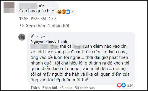 Dưới bài đăng sặc mùi 18+, Noo Phước Thịnh đáp trả gắt khi netizen kém duyên gọi mình là chị - Ảnh 2.