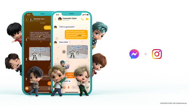 Messenger vừa update thêm theme mới siêu xinh khiến cộng đồng mạng dậy sóng - Ảnh 1.