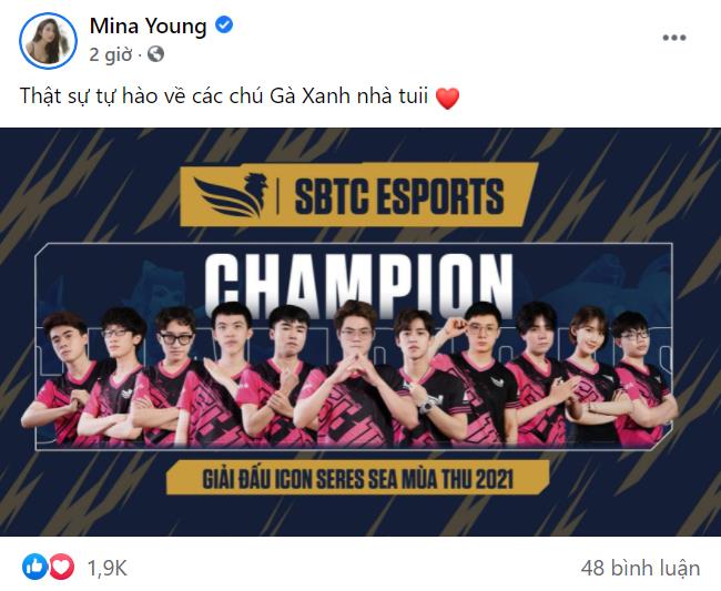 Đánh giải như cô giáo Mina Young, chỉ cần ở nhà nấu cơm rửa bát vẫn ẵm nhẹ chiếc cúp Tốc Chiến - Ảnh 1.