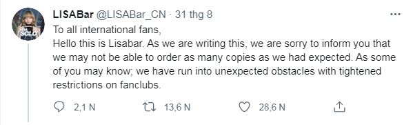 21 t&agrave;i khoản fanclub sao H&agrave;n tại Trung bị kho&aacute;, tội nhất l&agrave; Lisa (BLACKPINK) đến s&aacute;t ng&agrave;y debut solo c&ograve;n gặp họa - Ảnh 11.