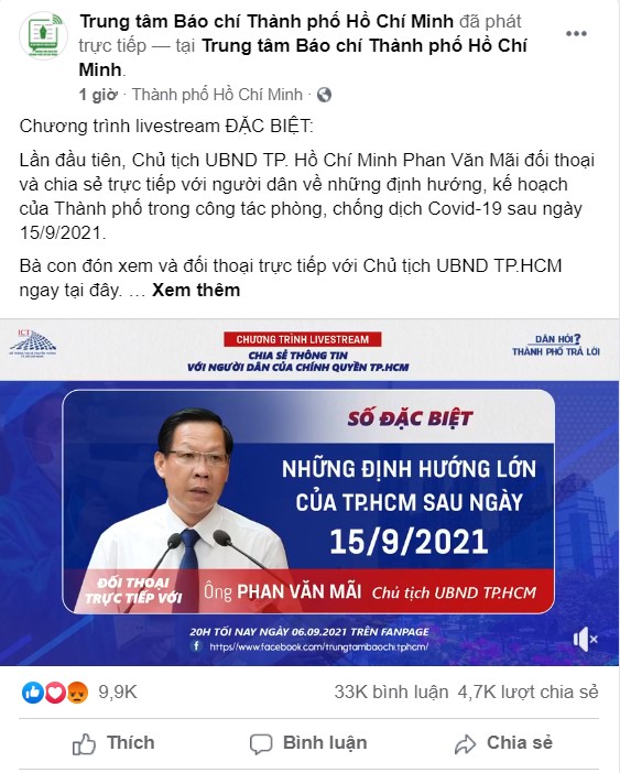 Buổi livestream đặc biệt có sự tham gia của chủ tịch Phan Văn Mãi đạt kỷ lục về số người xem và chia sẻ - Ảnh 2.