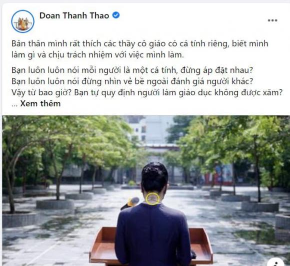 Mỹ nhân Vbiz bàn về chuyện cô giáo Văn Thuỳ Dương xăm hình: Giữ chung 1 quan điểm, Hoàng Oanh bị phản ứng phải xoá status - Ảnh 6.