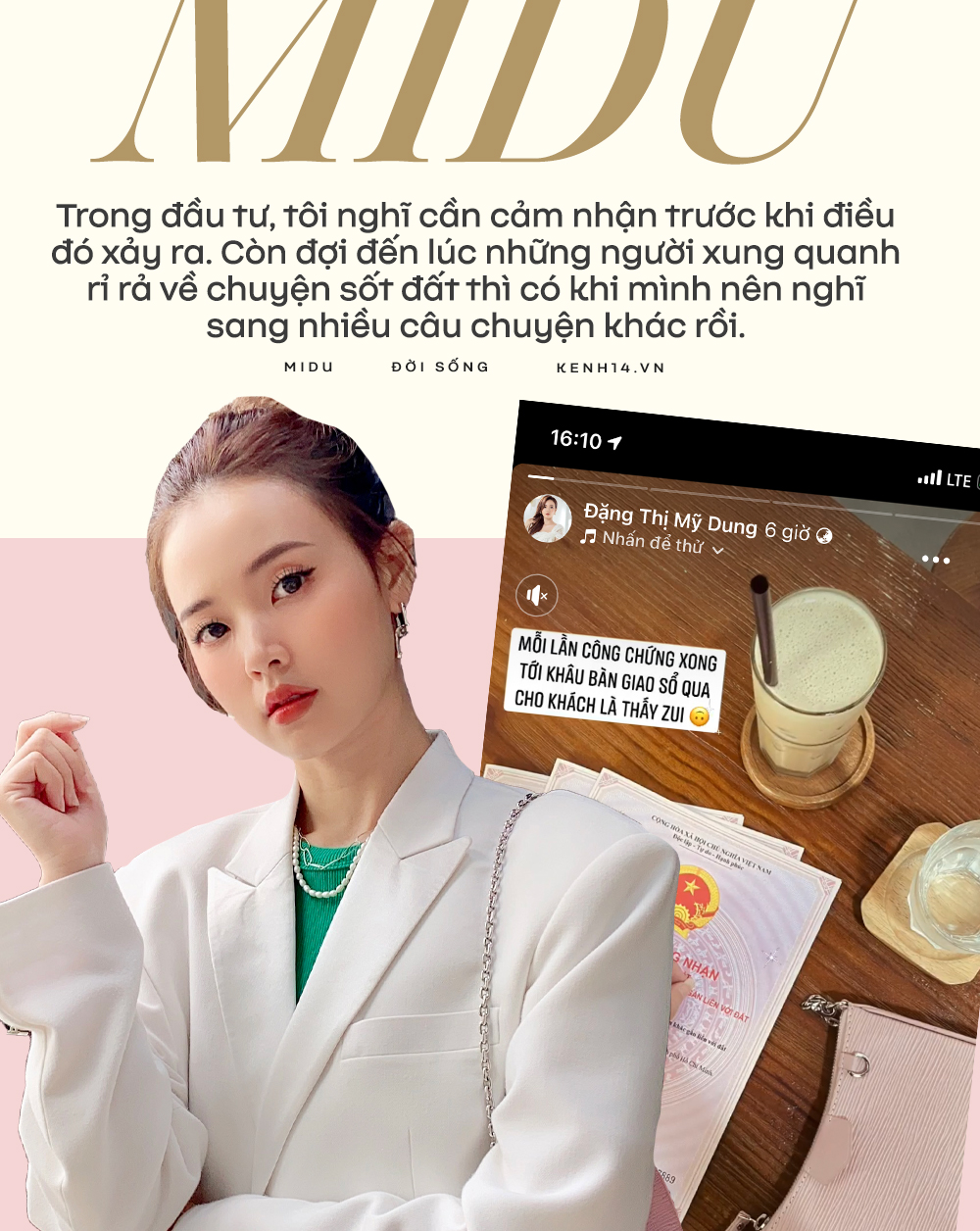 Gặp Midu nghe chuyện buôn đất làm giàu: Chờ tới lúc người ta sốt đất mới đầu tư thì muộn rồi! - Ảnh 2. Gặp Midu nghe chuyện buôn đất làm giàu: Chờ tới lúc người ta sốt đất mới đầu tư thì muộn rồi! - Ảnh 2.
