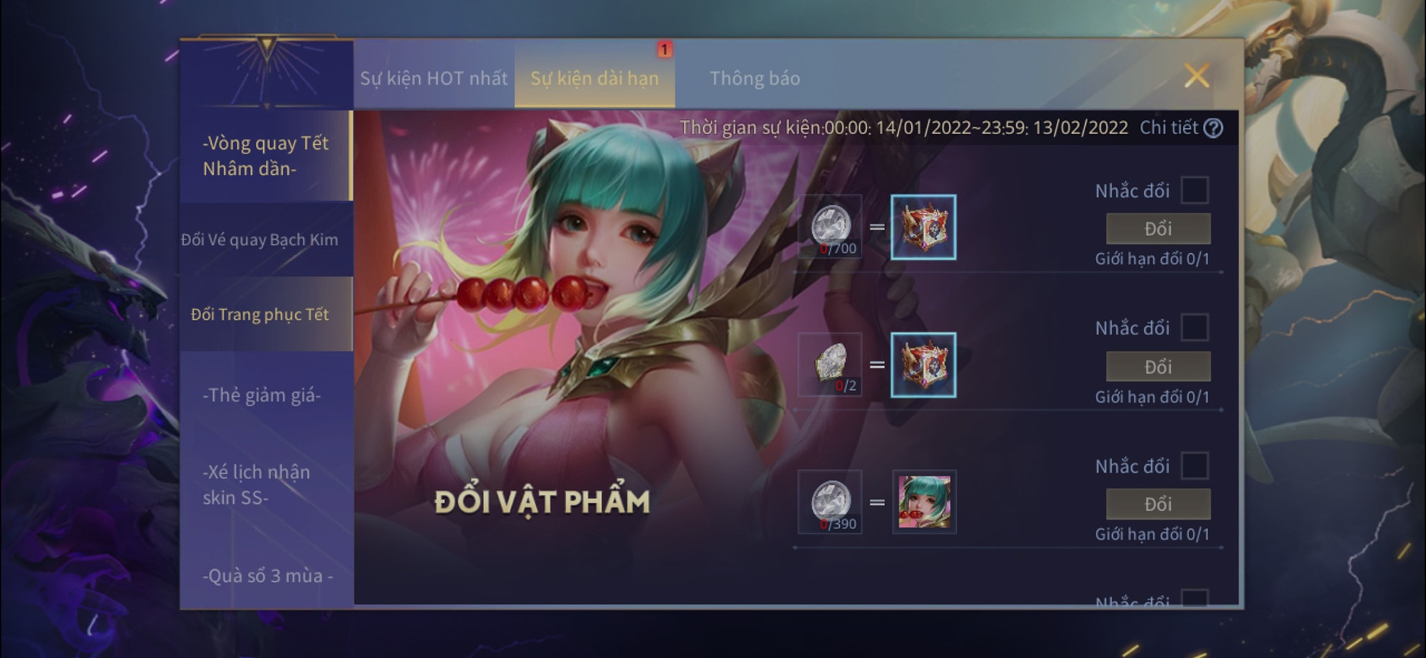 Nhiều game thủ Li&ecirc;n Qu&acirc;n đổi Đ&aacute; Qu&yacute; nhận về skin SS Tuyệt Sắc từ sự kiện mới, nhưng muốn tham gia phải biết r&otilde; điều n&agrave;y! - Ảnh 2.