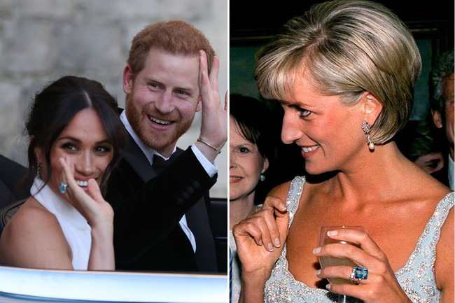 Không thua kém Công nương Kate, Meghan được thừa hưởng loạt báu vật từ mẹ chồng Diana, nổi tiếng nhất là món đồ này - Ảnh 2.