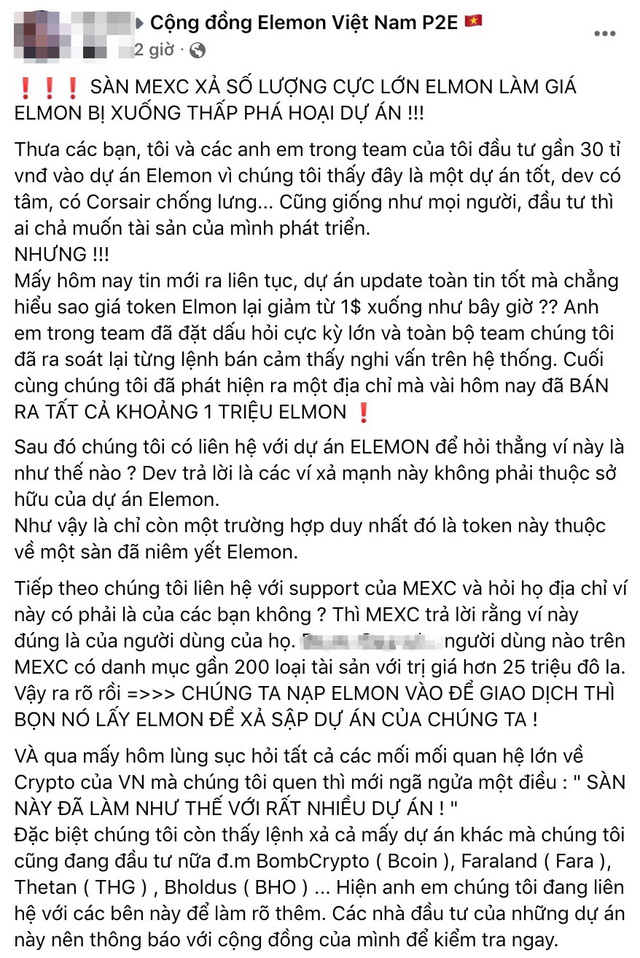 Drama cuối năm: Sàn giao dịch crypto bị nhà đầu tư Gamefi Việt tố thao túng giá trị đồng coin, thu lợi bất chính hàng chục tỷ - Ảnh 3.