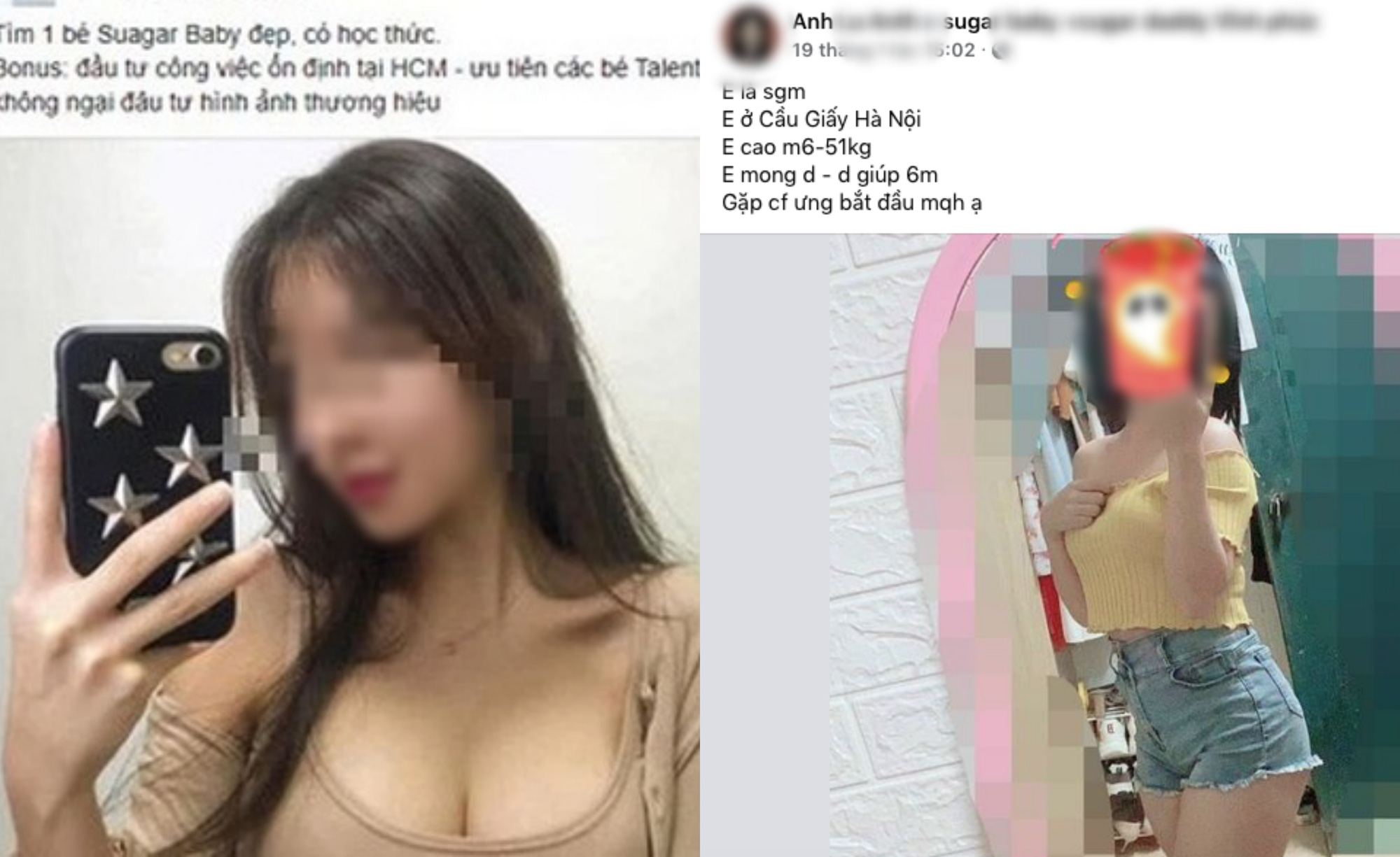 Phá đường dây mại dâm Sugar Baby - Sugar Daddy gắn mác sinh viên, công sở giá 3-5 triệu/lượt - Ảnh 1.